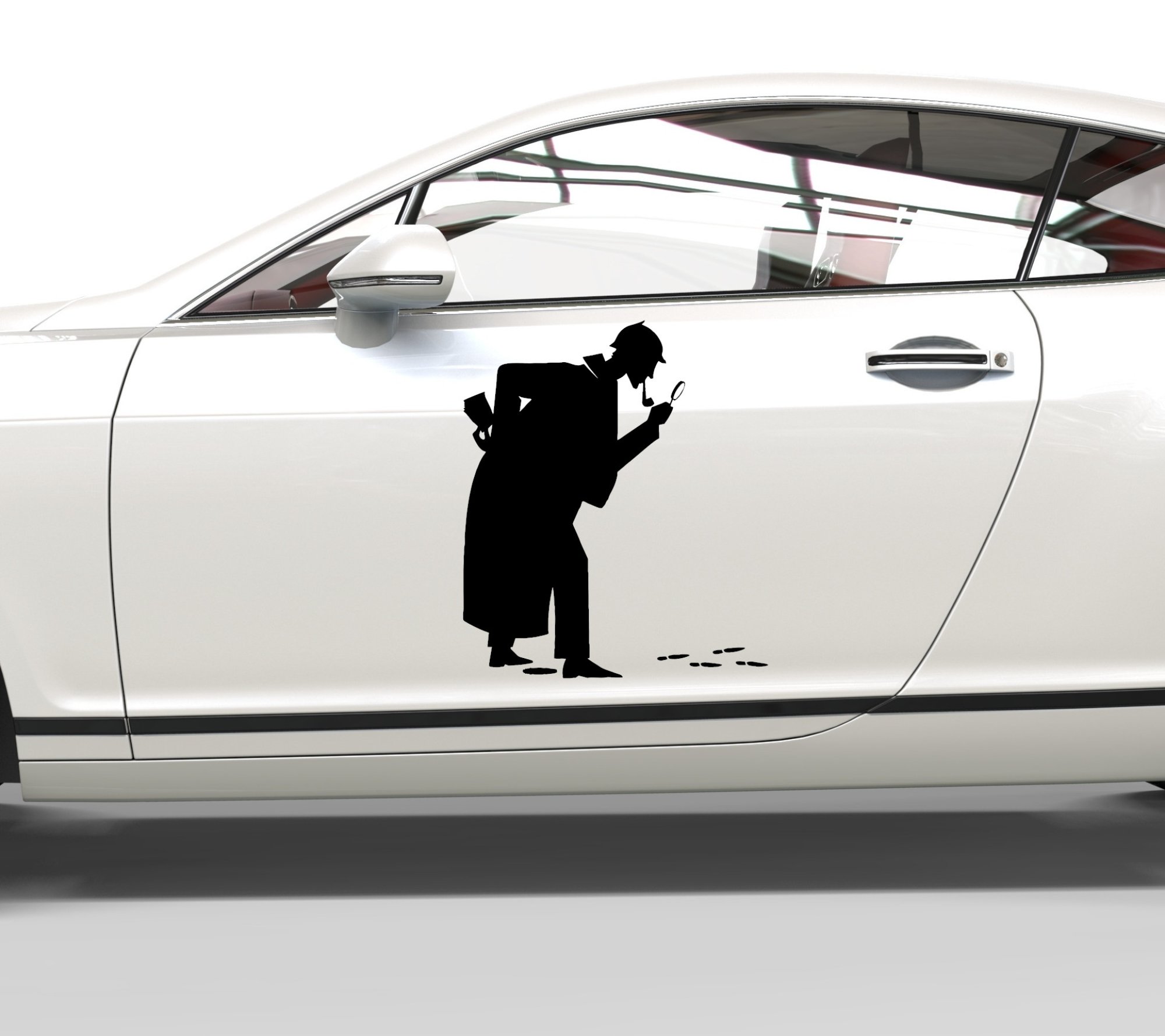 46240 Sherlock Holmes Silhouette Aufkleber 46240 Sherlock Holmes Silhouette Aufkleber